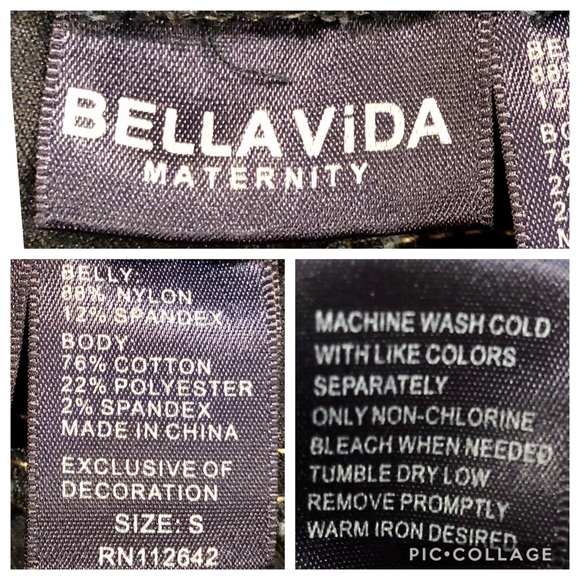 EUC Bellavida Skinny Maternity Jeans, S - Picture 7 of 8